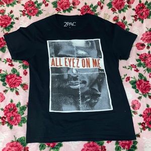 "2PAC ALL EYEZ ON ME" tees